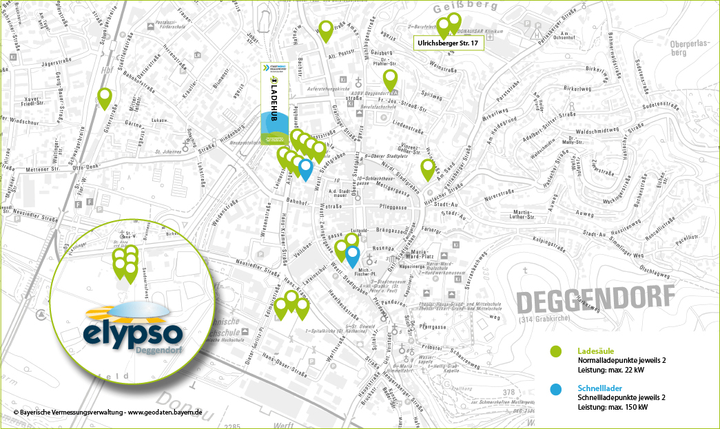 Öffentliche Ladepunkte | STADTWERKE DEGGENDORF GmbH