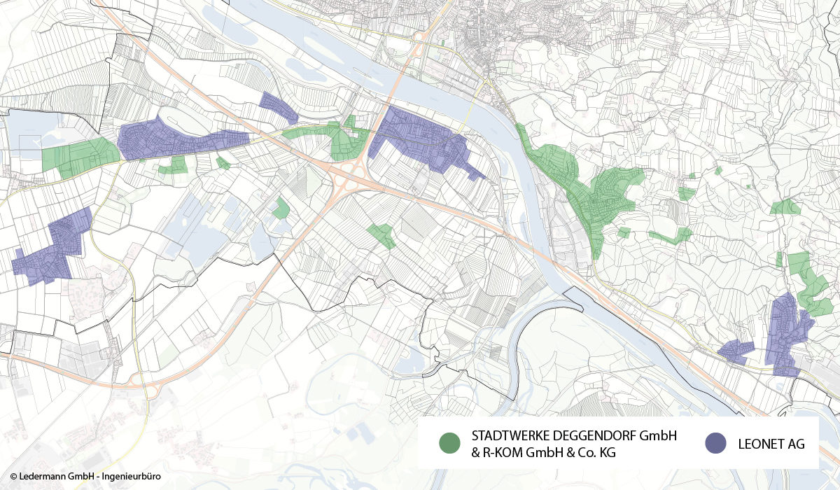 Ausbaugebiete Glasfaser Stand Februar 2023